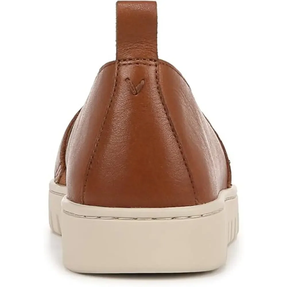 Vionic Women's Uptown A-line, Tan Brown Leather, Size 10